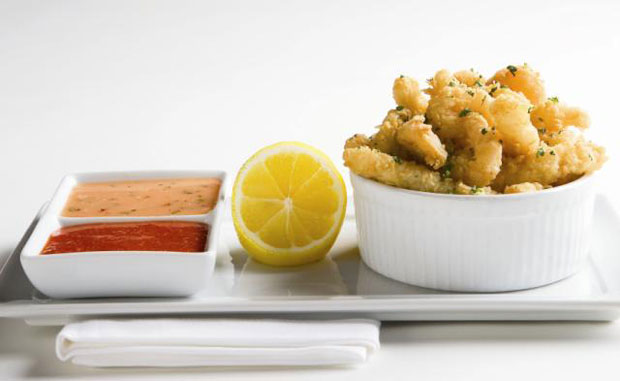 Calamari and shrimp cocktail